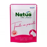 NATUA tunas su kumpiu - drėgnas pa&scaron;aras katėms - 70g