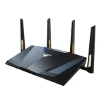 Wireless Router ASUS RT-BE88U Wi-Fi 7 (802.11be) Data speed 5764 Mbit/s Ethernet WAN Yes WAN connection type RJ-45 Ethernet LAN Yes 9xLAN ports USB po