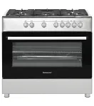 Ravanson KWGE-K90A Cheff (inox) dujinė ir elektrinė viryklė