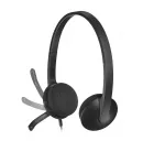 Logitech H340 USB Laisvų rankų įranga Vielinis Su lankeliu Biuras / skambučių centras USB A tipo Juoda