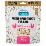 PETITTO Freeze-dried chicken treats Mono - skanėstas katėms - 70g