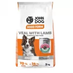 JOHN DOG Good Form Medium an large breeds Veal with lamb - sausas maistas &scaron;unims - 3kg