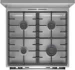 Gorenje GKS6C71XF Laisvai stovinti viryklė su orkaite Sidabrinis