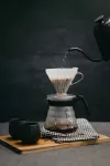 Plastikinis la&scaron;intuvas V60-02 HARIO, skaidrus