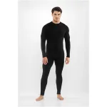 Vyri&scaron;ki termo apatiniai VIKING Meriboo Man Set Merino, juodi, L