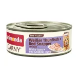 ANIMONDA Carny Adult Fine fillets Jelly White tuna + red snapper - &scaron;lapias kačių maistas - 60g