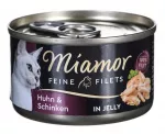 Miamor &scaron;lapias kačių maistas Vi&scaron;tiena su kumpiu ir ryžiais 100 g