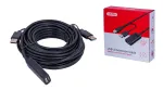 UNITEK Y-278 USB kabelis USB 2.0 10 m 2 x USB A USB A Juoda