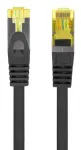 Lanberg PCF6A-10CU tinklo kabelis Juoda 0,5 m Cat6a S/FTP (S-STP) Turas