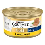 Purina Nestle Gourmet Gold - la&scaron;i&scaron;a ir vi&scaron;tiena -85 g drėgno kačių ėdalo