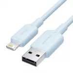 USB2.0 KABELIS Į LIGHTNING/1M MĖLYNAS LAMSF VENTION