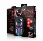 PELĖ USB OPTINĖ BE LAIDO RGB/GAM MUSG-RAGNAR-WRX500 GEMBIRD