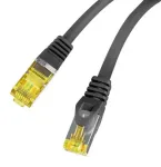 Lanberg PCF6A-10CU tinklo kabelis Juoda 2 m Cat6a S/FTP (S-STP) Turas