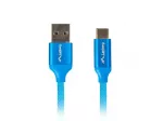 Lanberg CA-USBO-21CU-0010-BL USB kabelis USB 2.0 1 m USB A USB C Mėlyna
