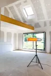 Infraraudonųjų spindulių &scaron;ildytuvas NEO TOOLS 2000 W, IP55, auksinė halogeninė lempa, nuotolinio valdymo pultas, 2 galios lygiai