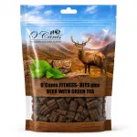 O'CANIS Fitness-Bits Plus Venison with green tea Mono - skanėstas &scaron;uniui - 200g