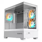 Dėklas GIGABYTE GB-C201PI MidiTower Dėklo produkto charakteristikos Rackmountable/Priedas/Skaidrus panelis Nėra pridedama MicroATX MiniITX Spalva Balt