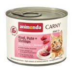 ANIMONDA Carny Adult Beef, turkey and shrimps - &scaron;lapias kačių maistas - 200g
