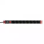 Techly I-CASE STRIP-61UDIT komutacinės spintos priedas Maitinimo lizdų blokas