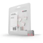 USB PORT BLOCKER 10PAK/PINK 40460 LINDY