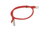 LANBERG PATCHCORD UTP CAT.5E 0.5M RED PCU5-10CC-0050-S