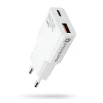 Charger 1 x USB, 1 x USB-C Quick Charge 3.0 30W SUPER SLIM white