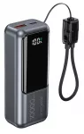 Gembird PB10-PD20-LCD-02 Kompakti&scaron;ka greito įkrovimo i&scaron;orinė baterija su LCD ekranu, 20 W, 10000 mAh, pilkos spalvos