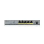 Zyxel GS1350-6HP-EU0101F tinklo komutatorius Valdomas L2 Gigabit Ethernet (10/100/1000) Maitinimas per Eternetą (PoE) Pilka