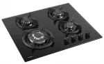 Amica PG6411SR viryklė Juoda Įmontuoti Dujinė 4 zone(s)