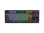 FURY Kanabo K6 magnetinė žaidimų klaviatūra US su RGB ap&scaron;vietimu juoda-pilka