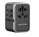 Vention 65 W GaN kelioninis adapteris ir įkroviklis 2x USB-A 2x USB-C