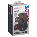 KOMPIUTERIO PELĖ DEFENDER NEXUS MS-195 RF SILENT JUODA
