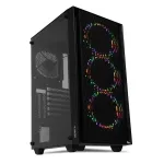 iBox CETUS 903 &bdquo;Midi Tower&ldquo; Juoda
