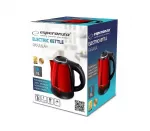 Esperanza EKK128R elektrinis virdulys Parana 1 L Juoda, Raudona 1350 W