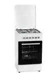 MPM MPM-56-KGM-04 Dujinė / elektrinė viryklė Balta