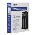 XTAR VC2SL baterijų įkroviklis Buitinei baterijai USB