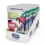 ANIMAL ISLAND Pate Beef - &scaron;lapias kačių maistas - 12x100g