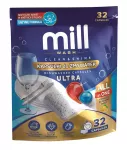 MILL Kapsulės indaplovėms CLEAN&SHINE Ultra, 32 vnt., 3K.D