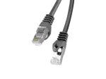 Lanberg PCF6-10CC-0050-BK tinklo kabelis Juoda 0,5 m Cat6 F/UTP (FTP)