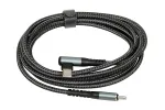 iBox IKUTC100 USB kabelis USB 2.0 2 m USB C 60 W Juoda