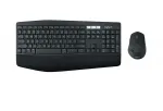 Logitech MK850 klaviatūra RD belaidis ry&scaron;ys + &bdquo;Bluetooth&ldquo; QWERTY JAV tarptautinė versija Juoda