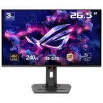 ASUS ROG Strix OLED XG27UCDMG kompiuterio monitorius 67,3 cm (26.5") 3840 x 2160 pikseliai 4K Ultra HD QD-OLED Juoda