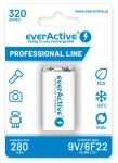 &bdquo;EverActive&ldquo; Ni-MH 6F22 9V 320 mAh &sbquo;Professional Line&lsquo; įkraunamos baterijos