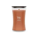 WoodWick Pumpkin Praline va&scaron;ko žvakė Cilindras Moliūgas Ruda 1 vnt