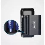 Įkroviklis / maitinimo bankas, skirtas ličio jonų 18650 / 20700 / 21700 cilindriniams akumuliatoriams Xtar PB2SL V2, juodas