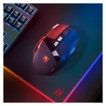 KOMPIUTERIO PELĖ DEFENDER GM-885 KNIGHT RF BELAIDAS 3200dpi 8P JUODA