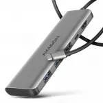 I/O HUB USB-C 5IN1/1M HMC-5H AXAGON