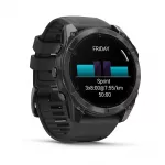 Garmin Fenix 8 3,56 cm (1.4") AMOLED 51 mm Skaitmeninis 454 x 454 pikseliai Lietimui jautrus ekranas Pilka &bdquo;Wi-Fi&ldquo; GPS (palydovinis)