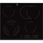 Electrolux EHF6547FXK viryklė Juoda Įmontuoti 4 zone(s)