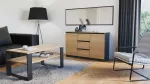 Topeshop 2D3S ANT/ART BA KPL komoda